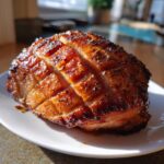 air fryer christmas ham glazed