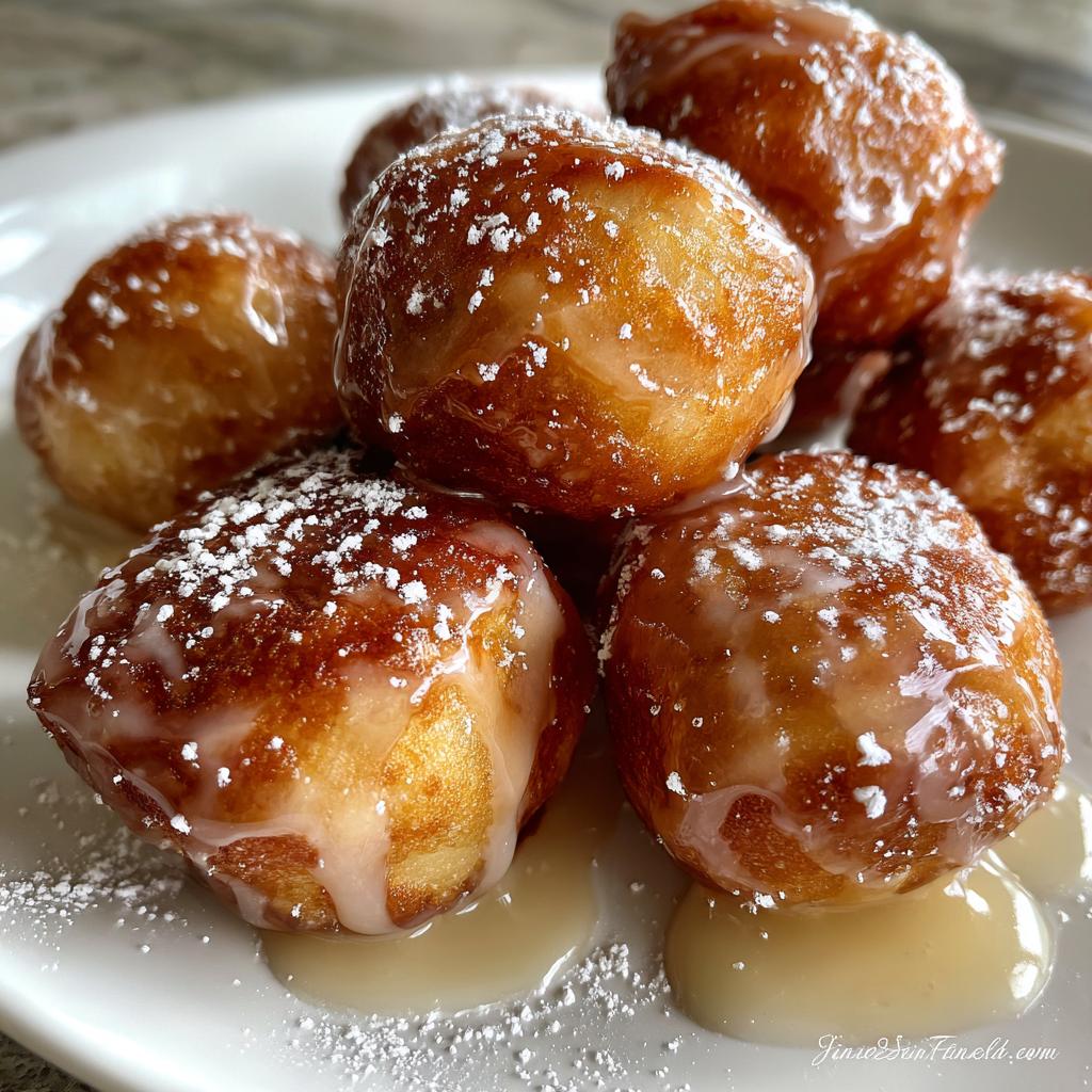 air fryer donut holes glazed