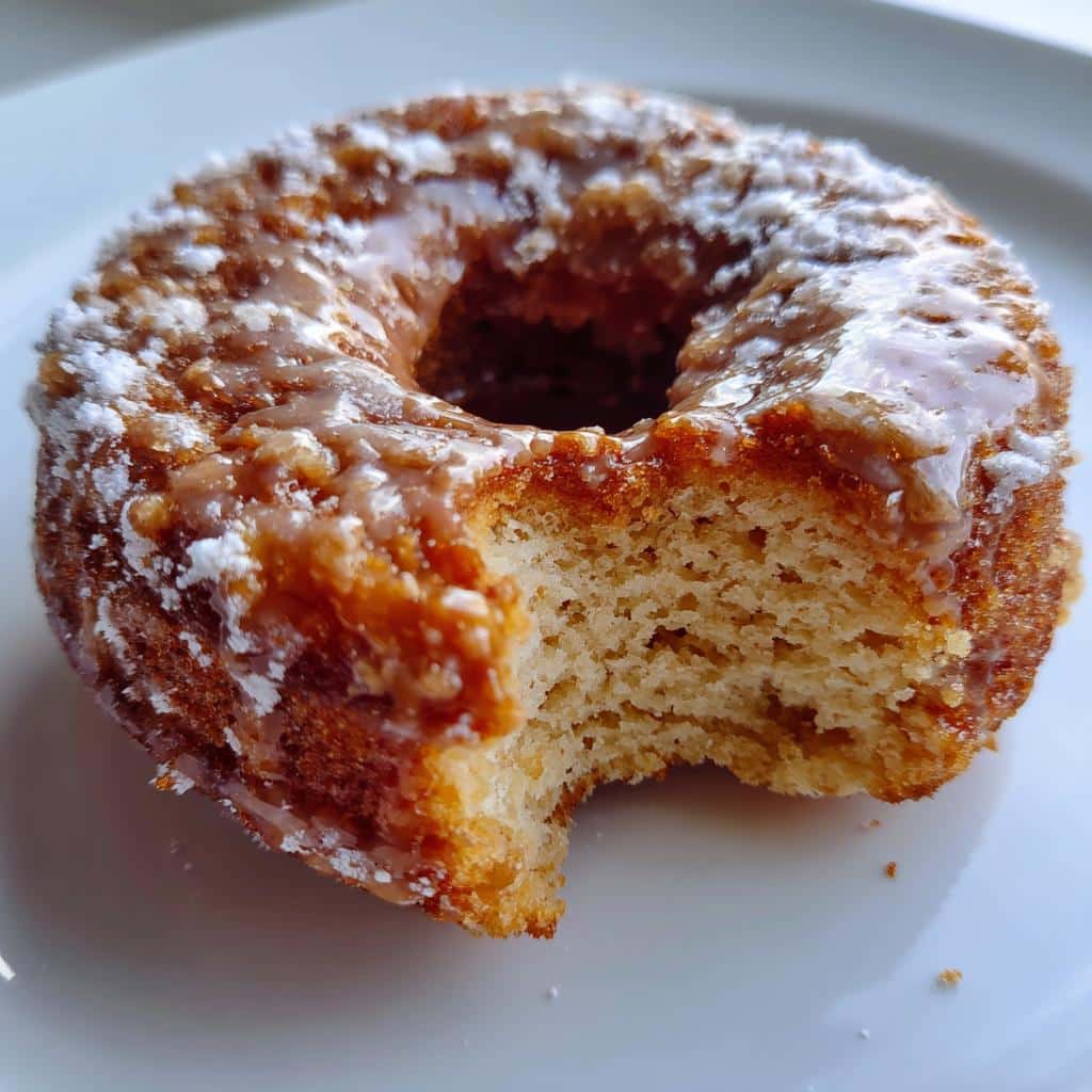 air fryer gingerbread donuts
