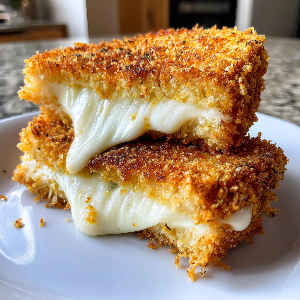 air fryer mozzarella en carrozza