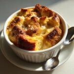 air fryer panettone bread pudding
