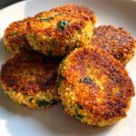 air fryer quinoa patties crispy