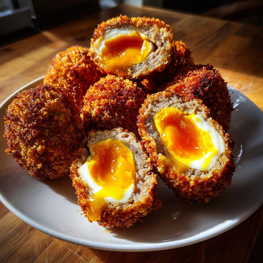 air fryer scotch eggs homemade - detail 1