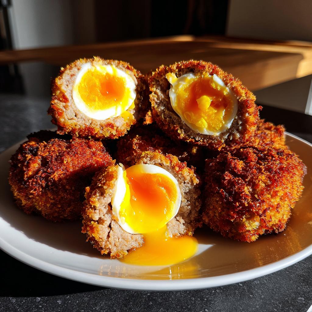 air fryer scotch eggs homemade