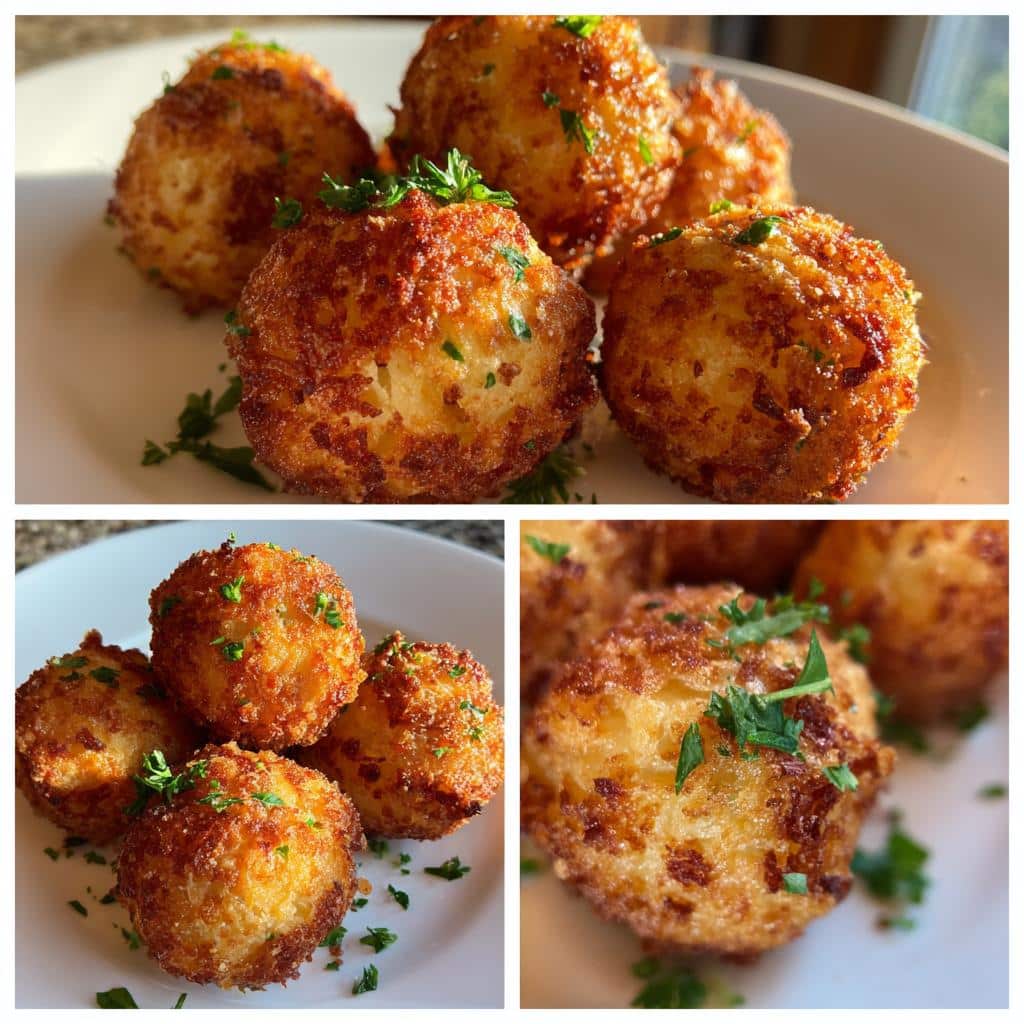 air fryer stuffing balls crispy - detail 1