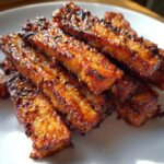air fryer tempeh bacon vegan