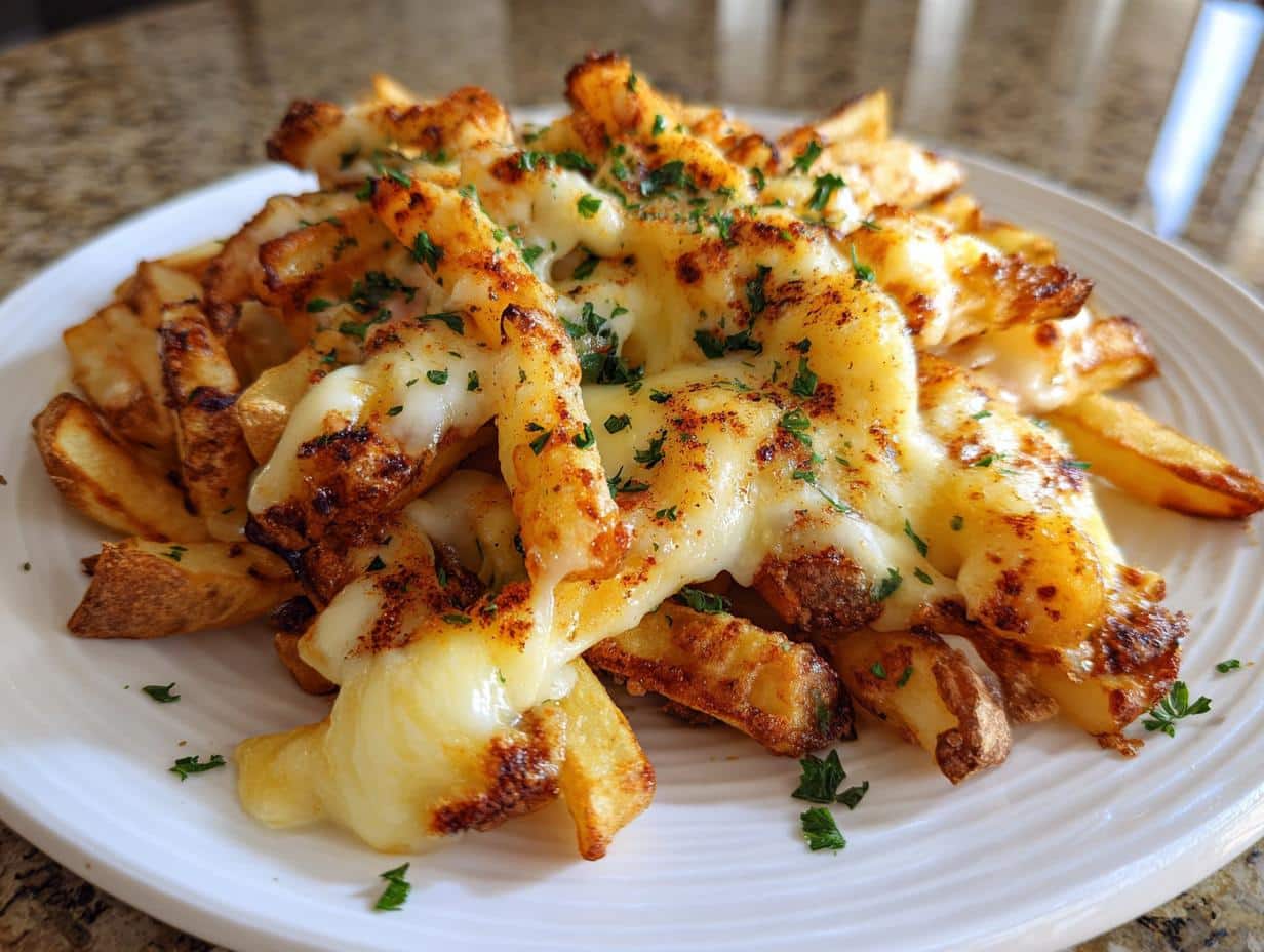 cheese fries air fryer - detail 1