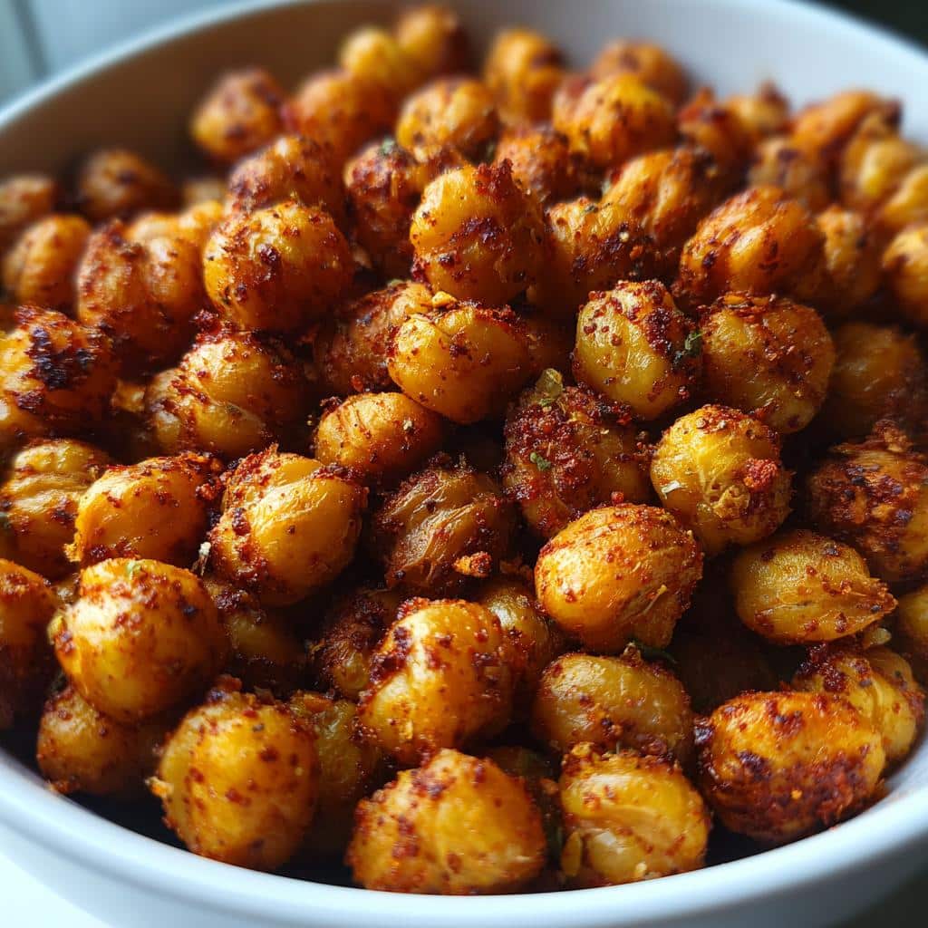 chick peas roasted in air fryer recipe - detail 1