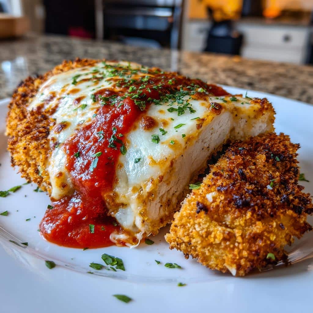 chicken parmesan recipe air fryer - detail 1