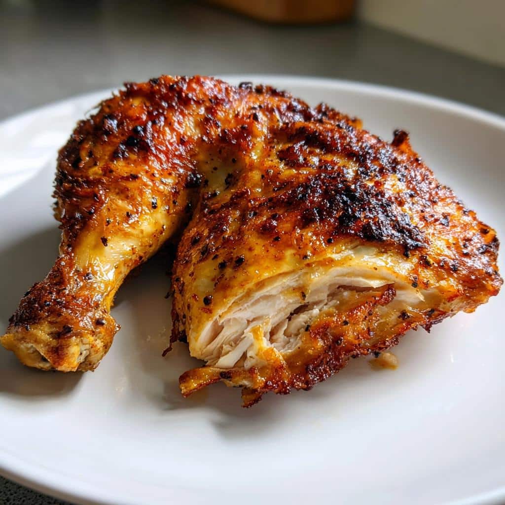 chicken quarters air fryer juicy perfection recipe - detail 1