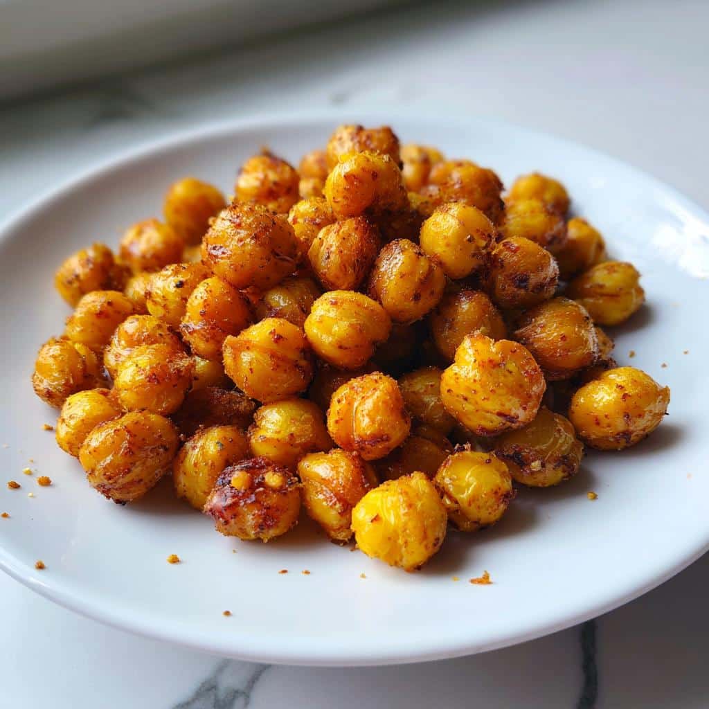 crispy chick peas in the air fryer