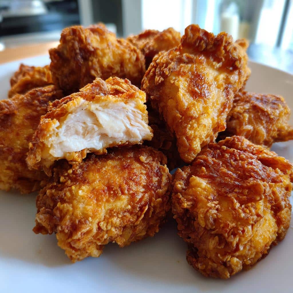 crispy chicken pieces in air fryer recipe