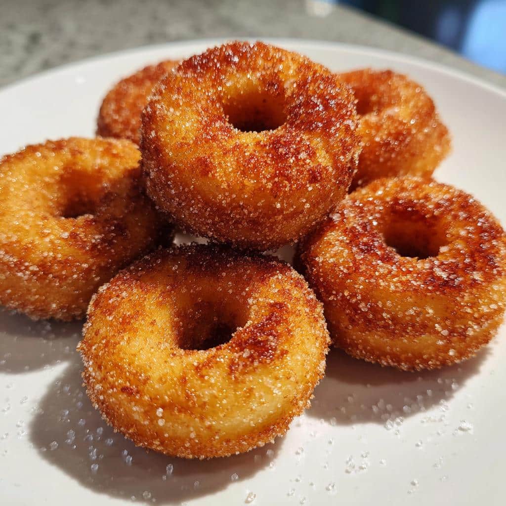2-Ingredient Air Fryer Donuts