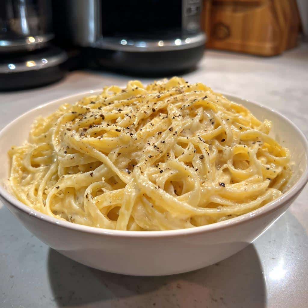 Creamy Air Fryer Alfredo Pasta in Just 15 Minutes 4 Air Fryer Alfredo Pasta - detail 1