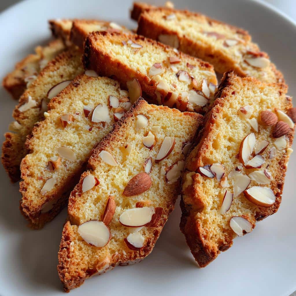 Air Fryer Almond Biscotti