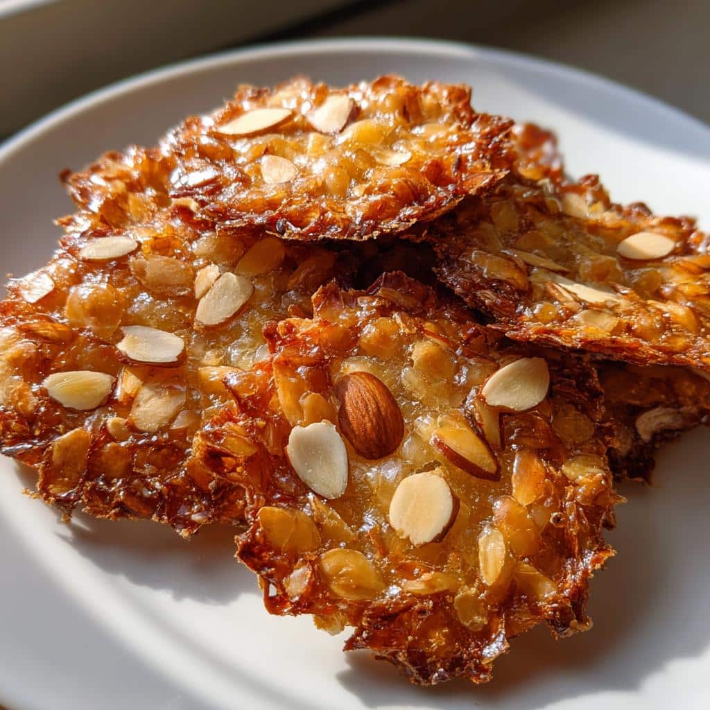 Air Fryer Almond Florentines