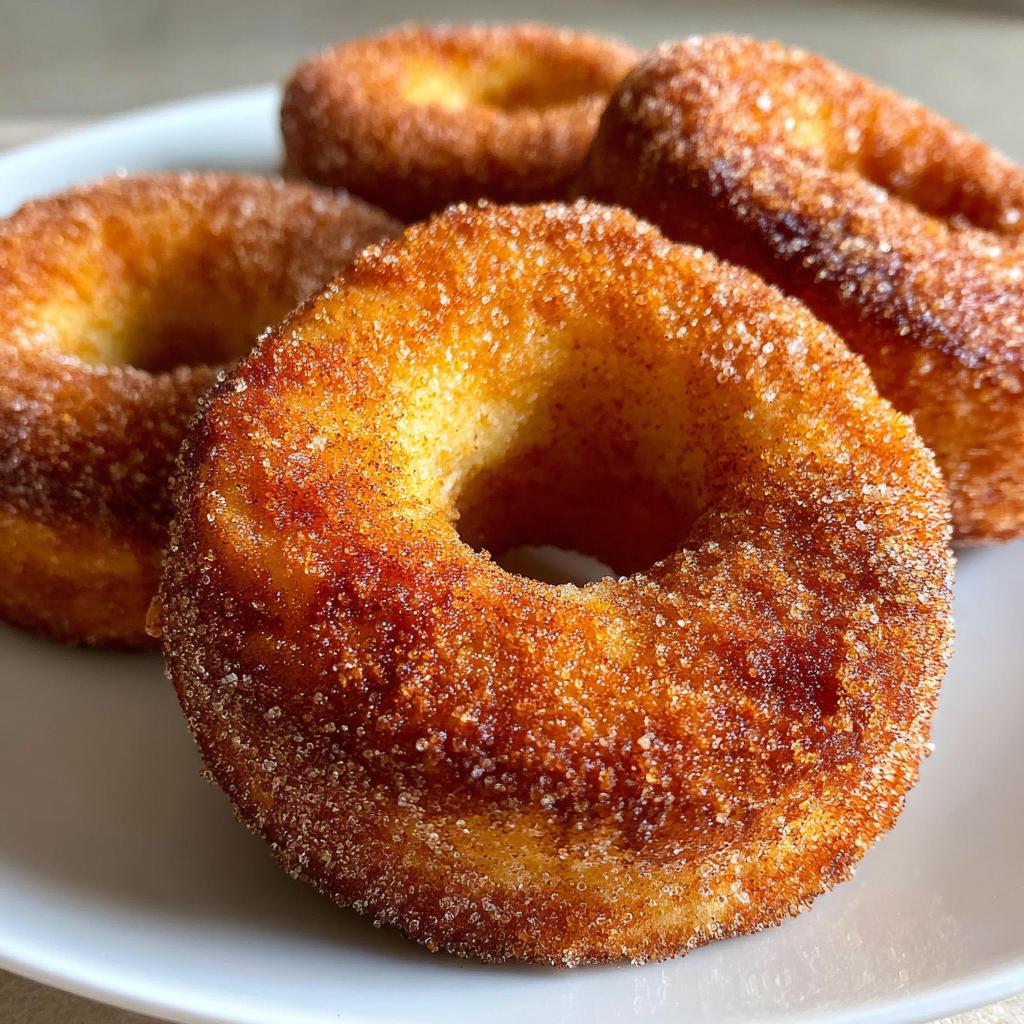 Air Fryer Apple Cinnamon Donuts