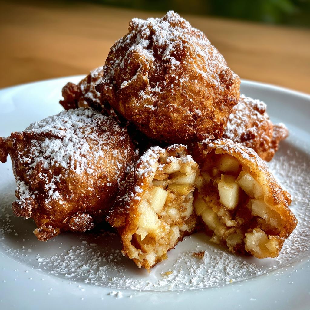 Air Fryer Apple Fritters