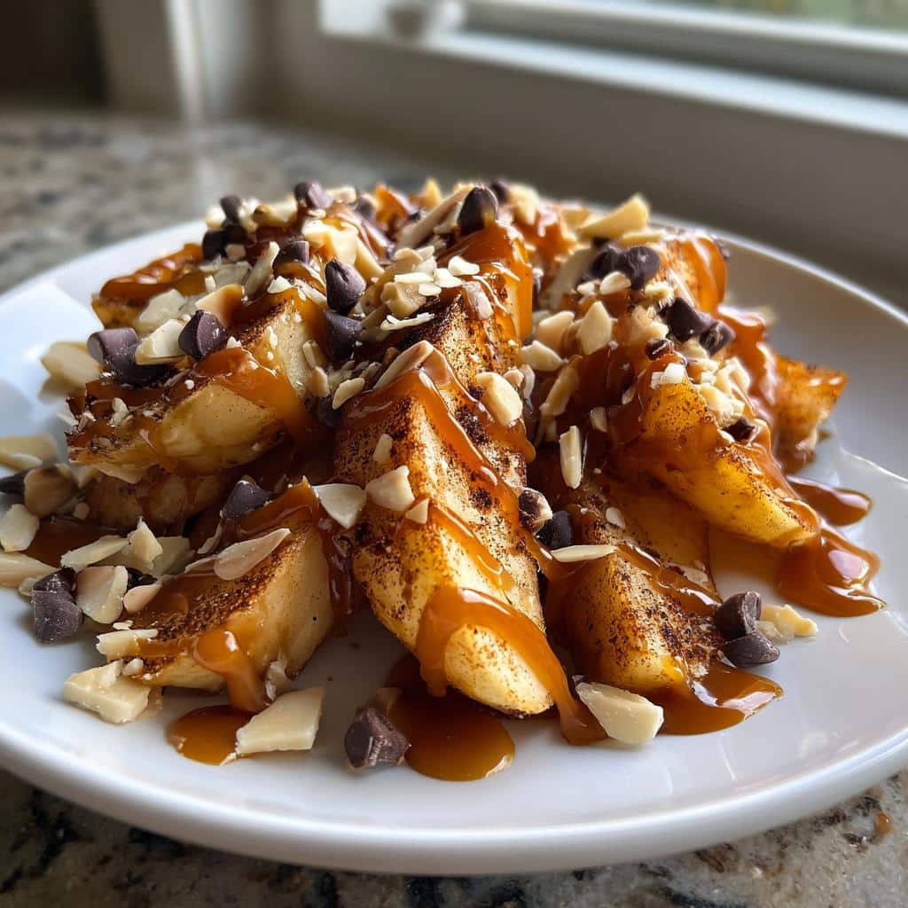 Air Fryer Apple Nachos - detail 1