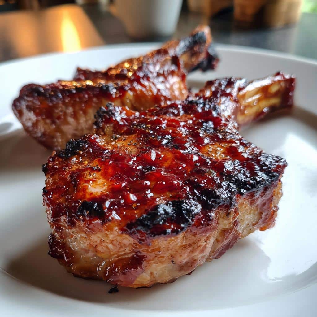 Air Fryer BBQ Lamb Chops
