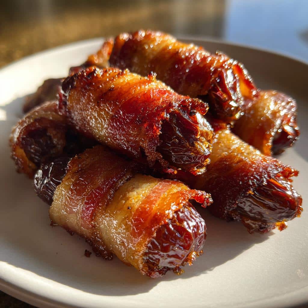 Air Fryer Bacon-Wrapped Dates - detail 1