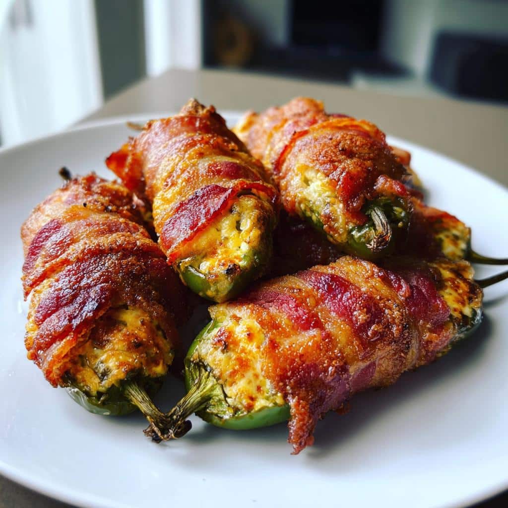 Air Fryer Bacon-Wrapped Jalapeños