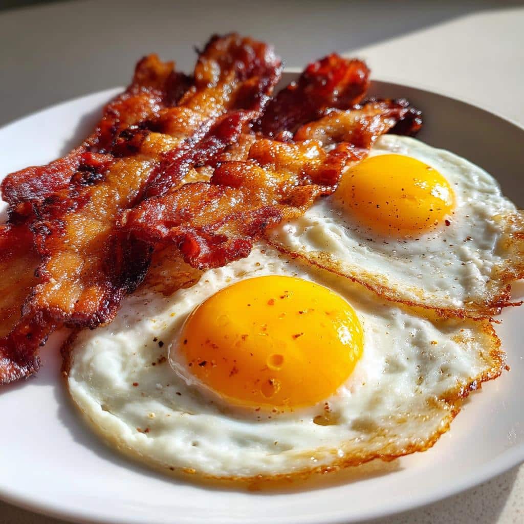 7-Minute Air Fryer Bacon and Eggs - Crispy Perfection! 4 Air Fryer Bacon and Eggs - detail 1
