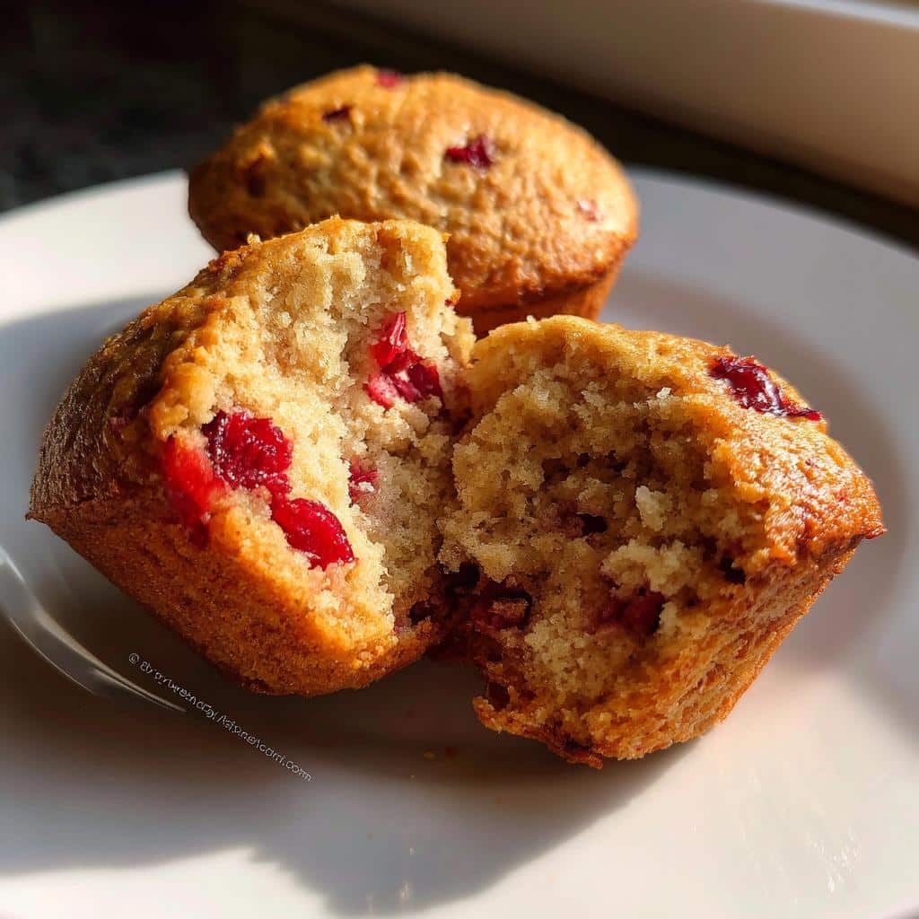 Air Fryer Banana Cranberry Muffins - detail 1