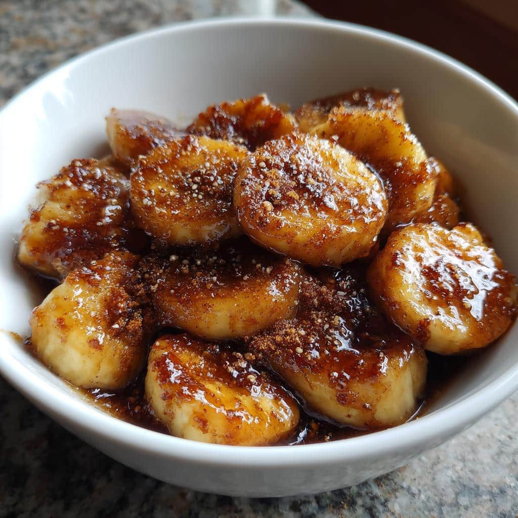 Air Fryer Banana Foster