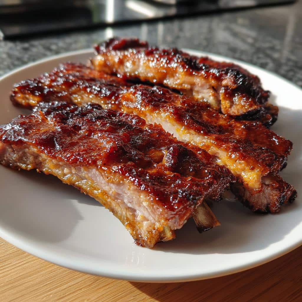Air Fryer Barbecue Ribs - detail 1