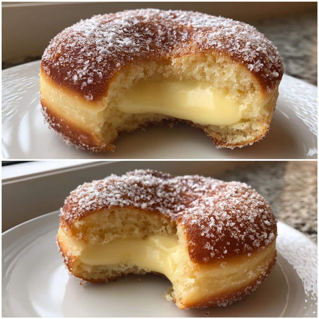 Air Fryer Bavarian Cream Donuts - detail 1