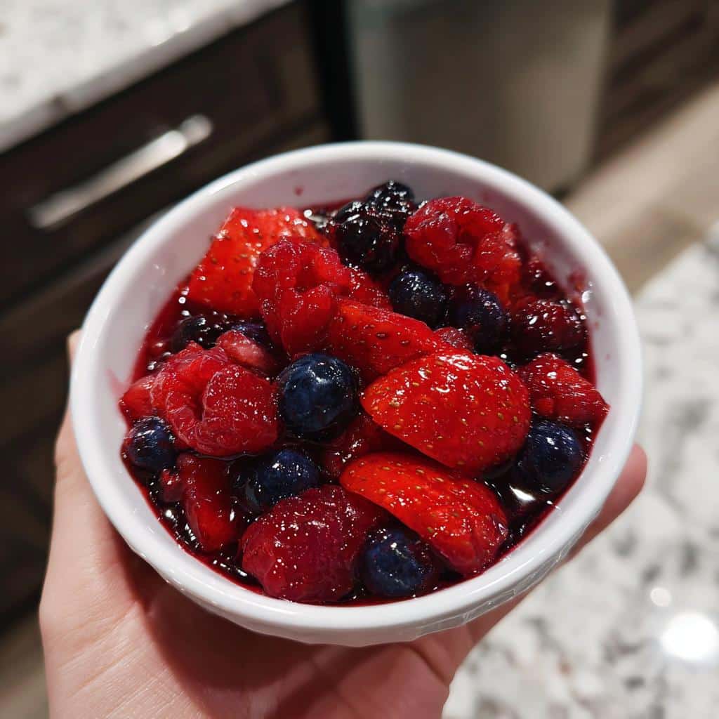 15-Minute Air Fryer Berry Compote That’s Irresistibly Delicious 4 Air Fryer Berry Compote - detail 1