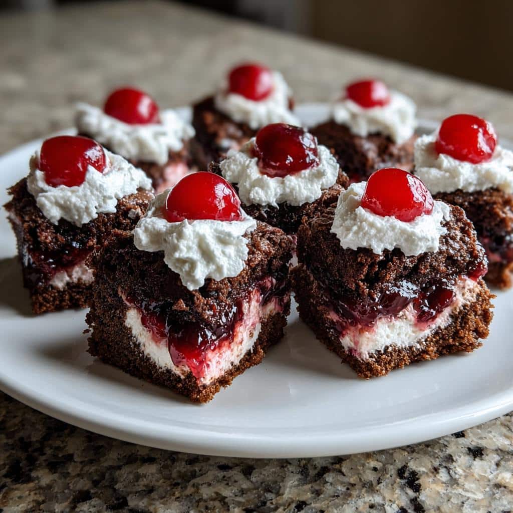 Air Fryer Black Forest Cake Bites - detail 1