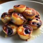 Air Fryer Blueberry Pancake Bites