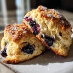 Air Fryer Blueberry Scones