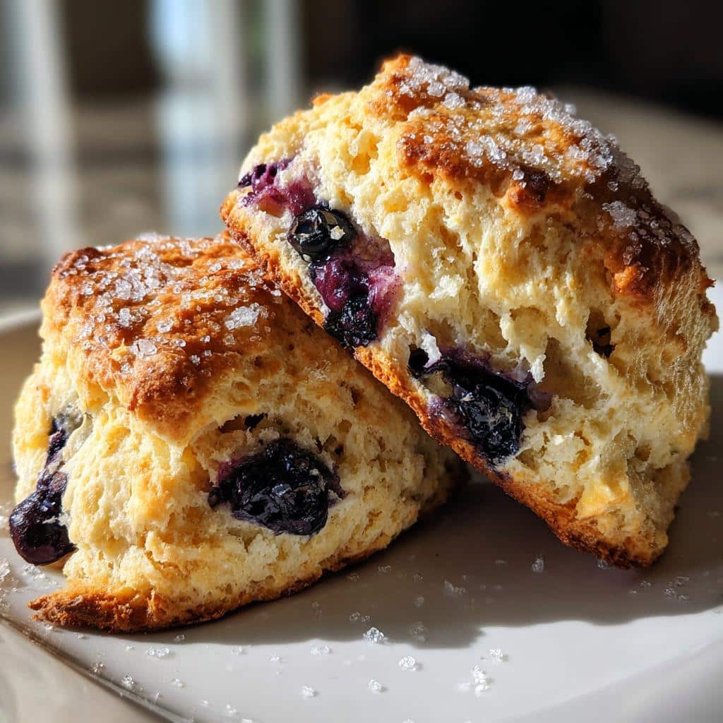 Air Fryer Blueberry Scones