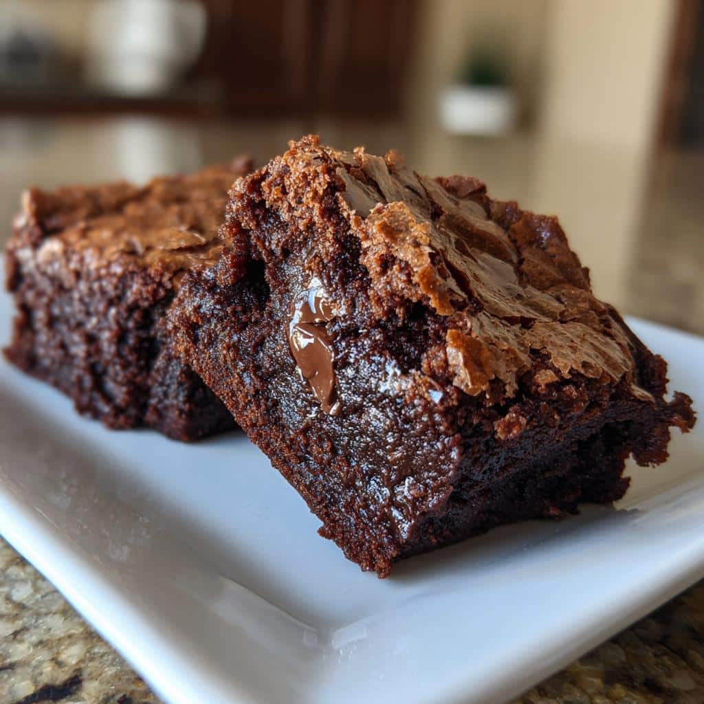 Air Fryer Bourbon Brownies - detail 1