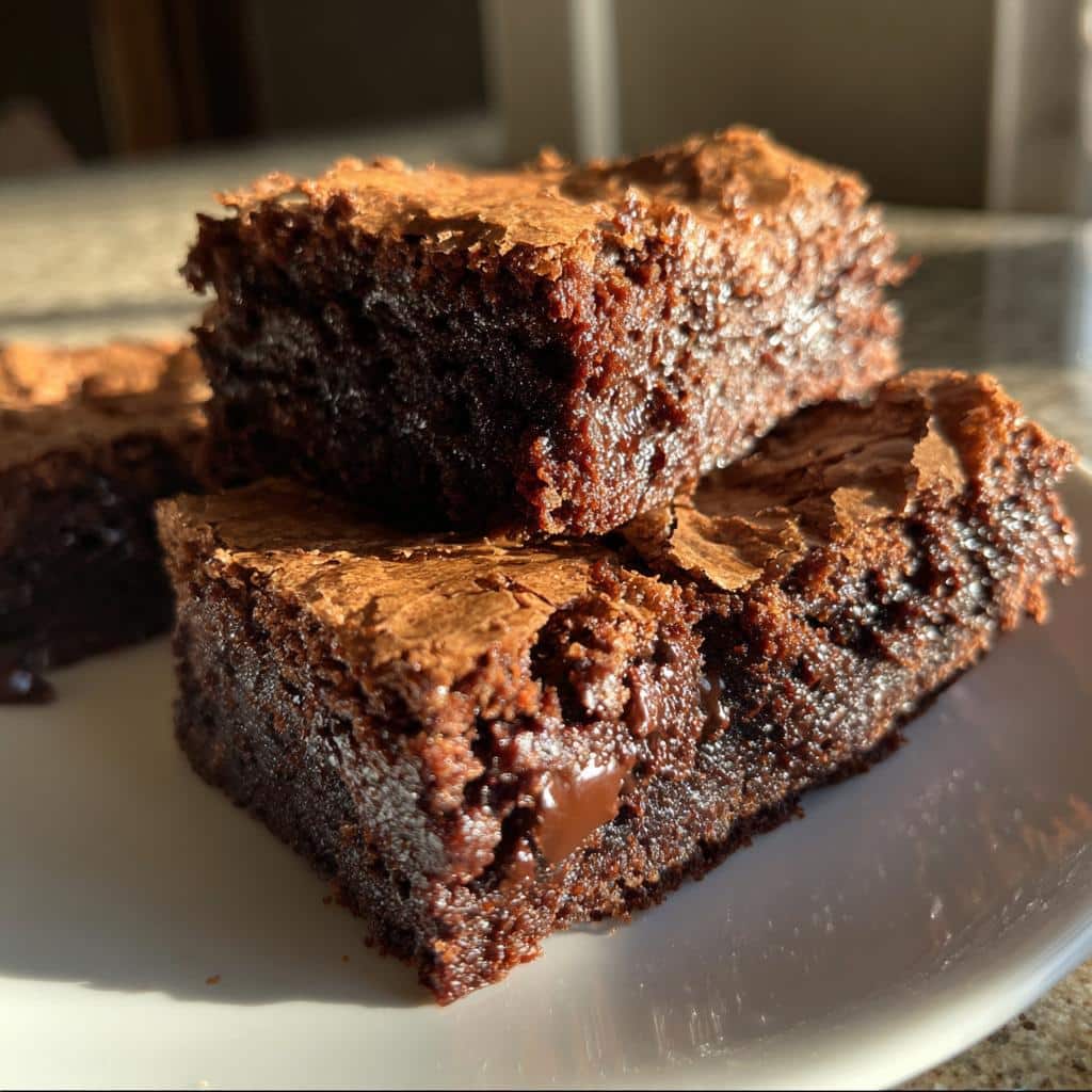 Air Fryer Bourbon Brownies
