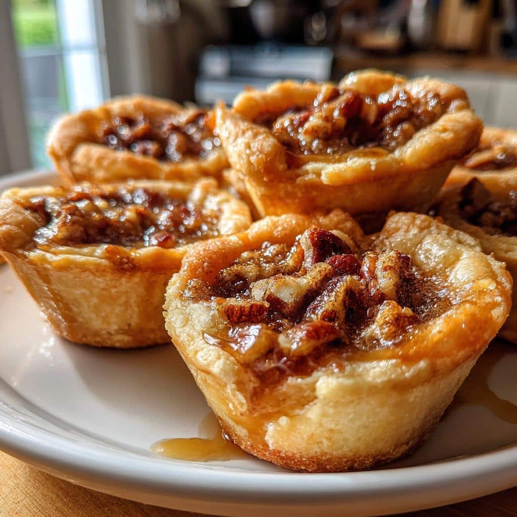 Air Fryer Bourbon Pecan Pie Bites