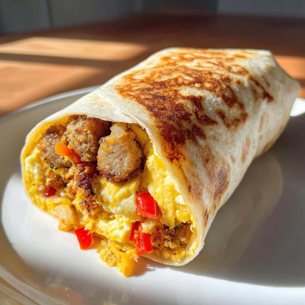 Air Fryer Breakfast Burritos - detail 1