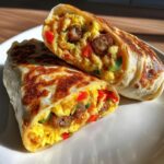 Air Fryer Breakfast Burritos