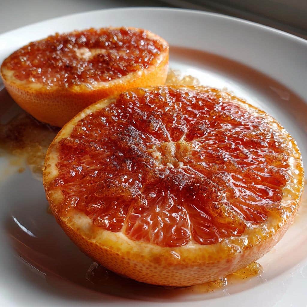 Air Fryer Broiled Grapefruit (Candied)