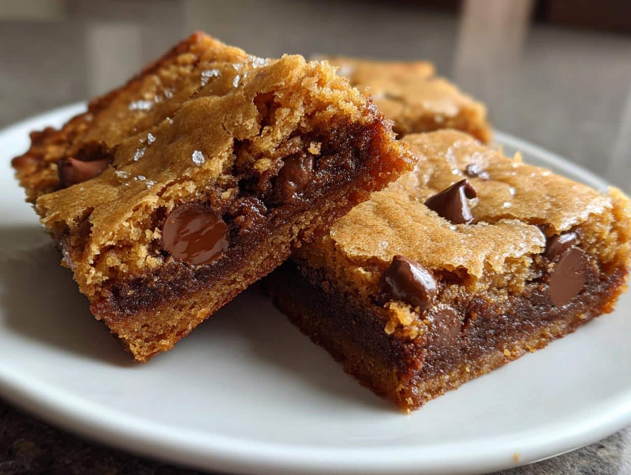 Air Fryer Brown Butter Blondies - detail 1