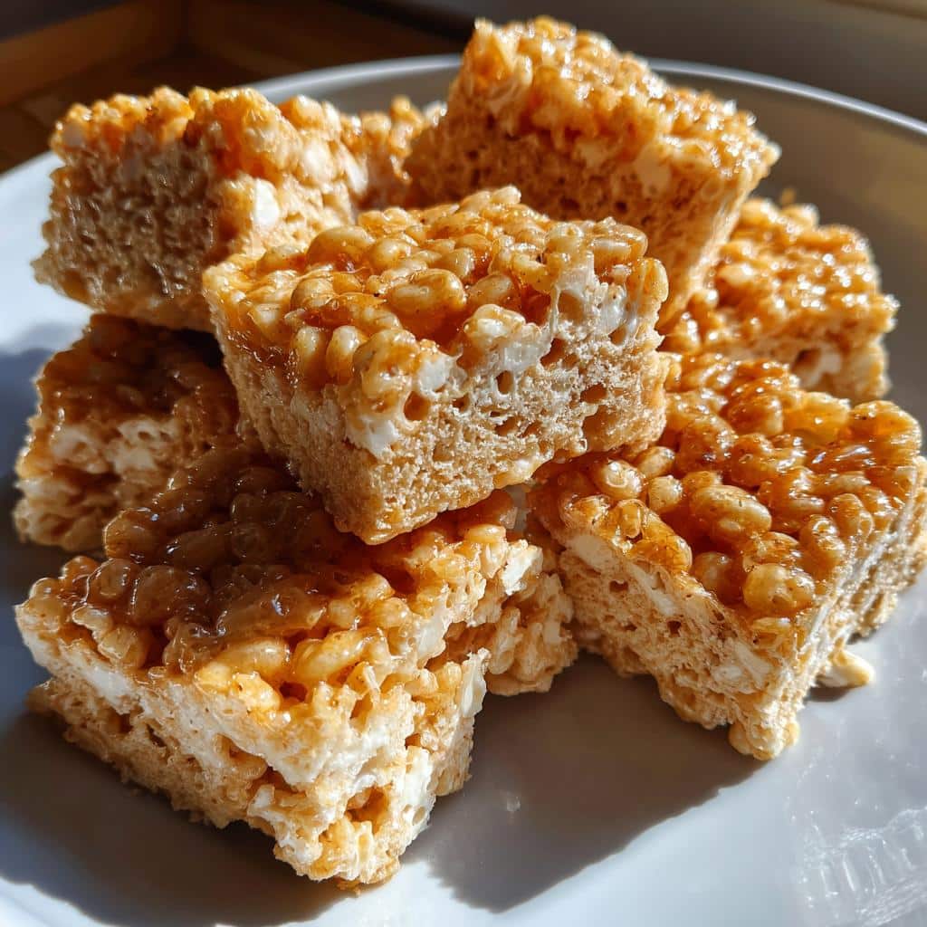 Air Fryer Brown Butter Rice Krispie Treats - detail 1