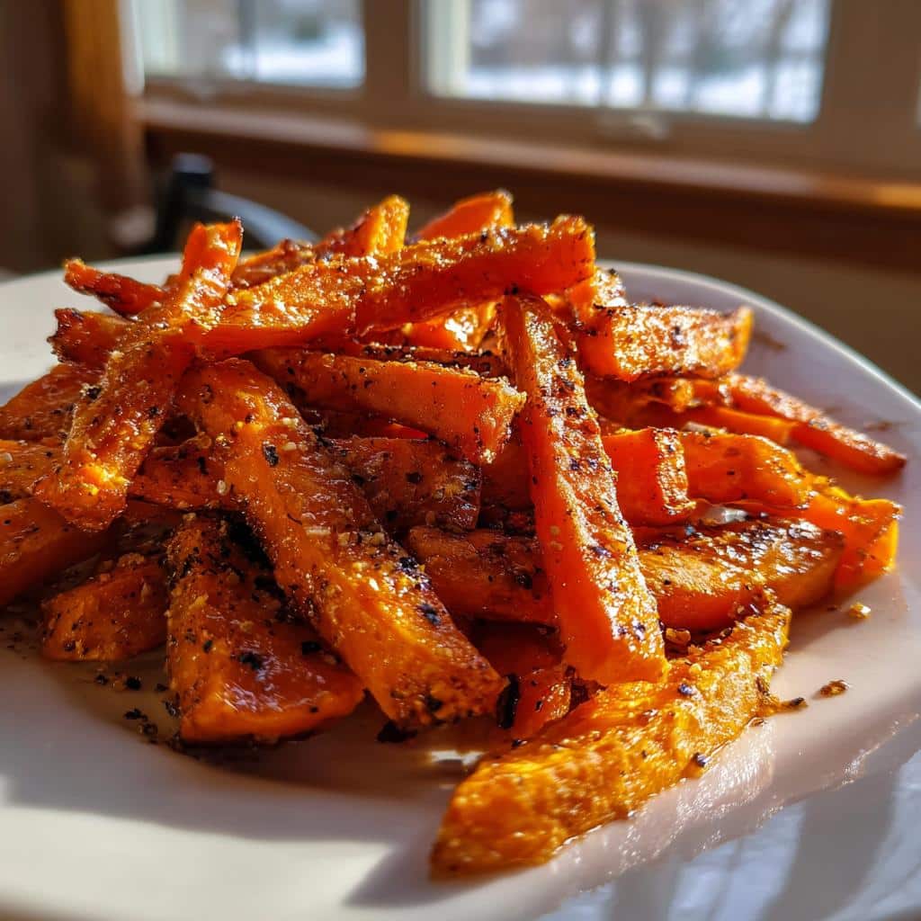 Air Fryer Buffalo Sweet Potato Fries - detail 1