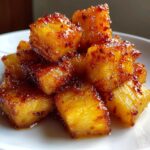 Air Fryer Candied Pineapple