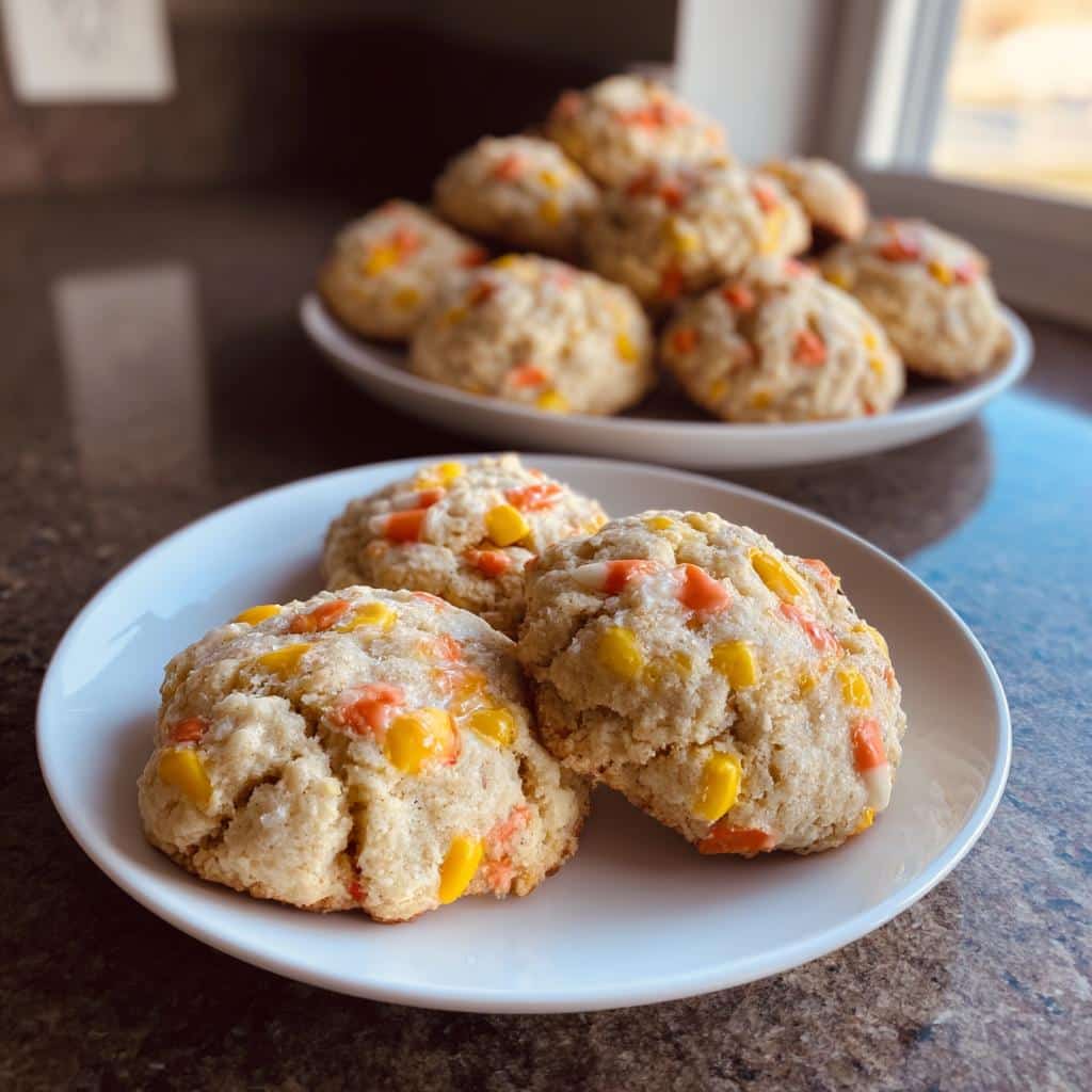 Air Fryer Candy Corn Cookies - detail 1