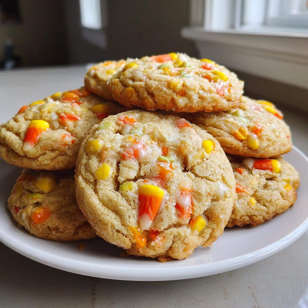 Air Fryer Candy Corn Cookies