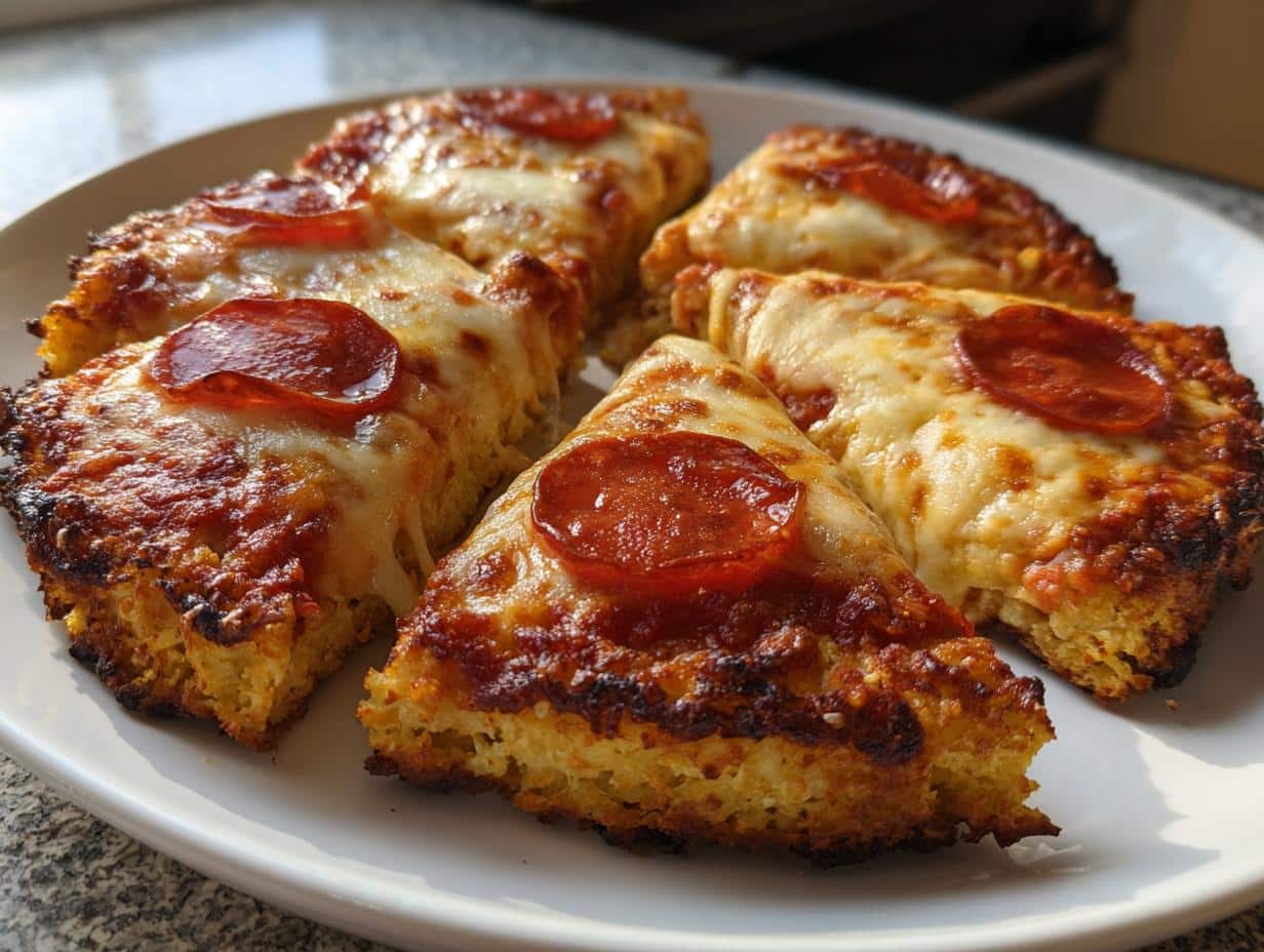 35-Minute Air Fryer Cauliflower Pizza: Crispy & Guilt-Free Bliss 4 Air Fryer Cauliflower Pizza - detail 1