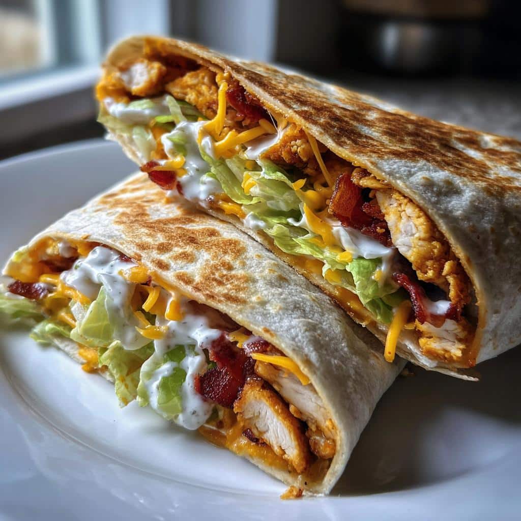 Irresistible Air Fryer Chicken Bacon Ranch Wrap in 30 Minutes 4 Air Fryer Chicken Bacon Ranch Wrap - detail 1